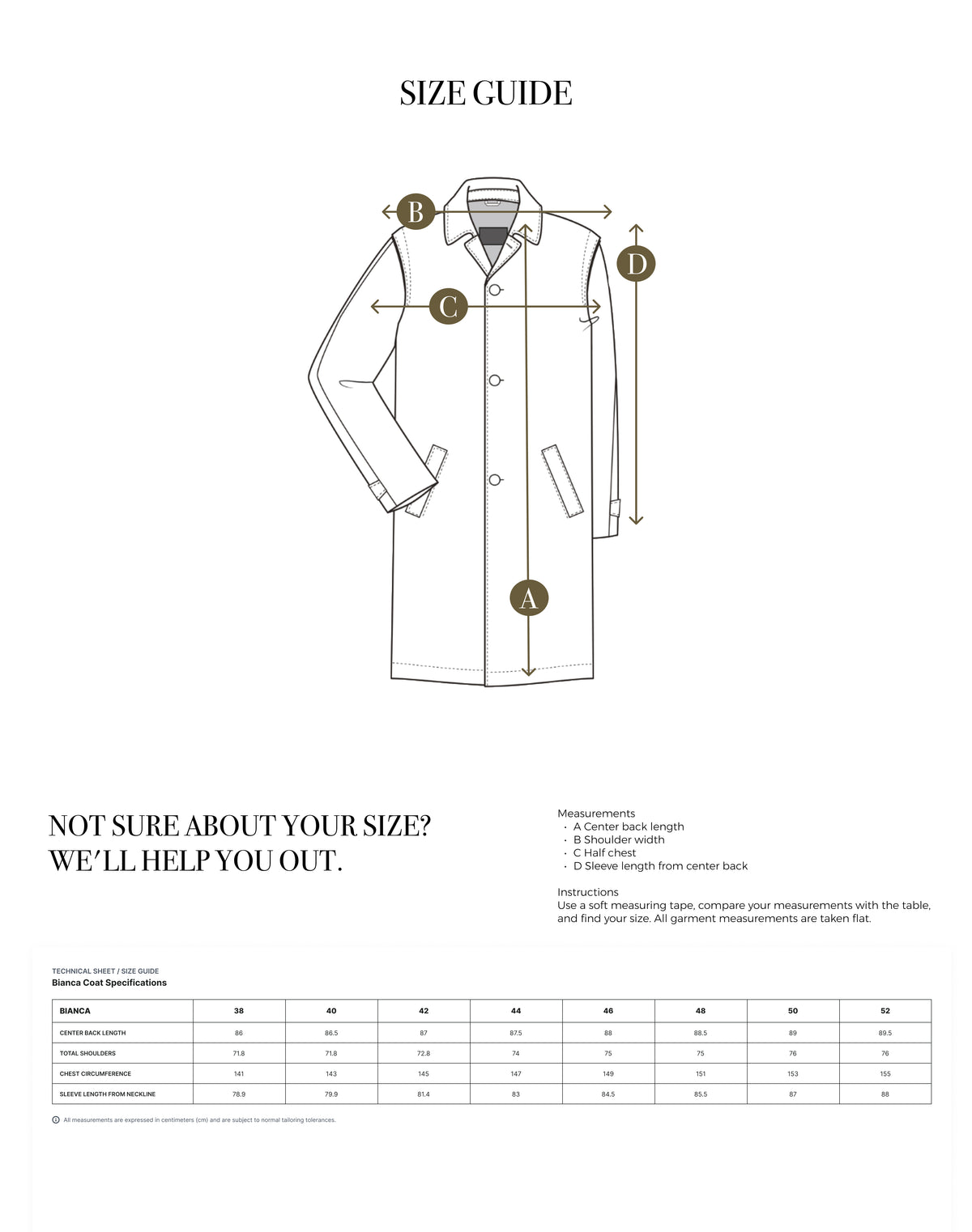 View Size Guide