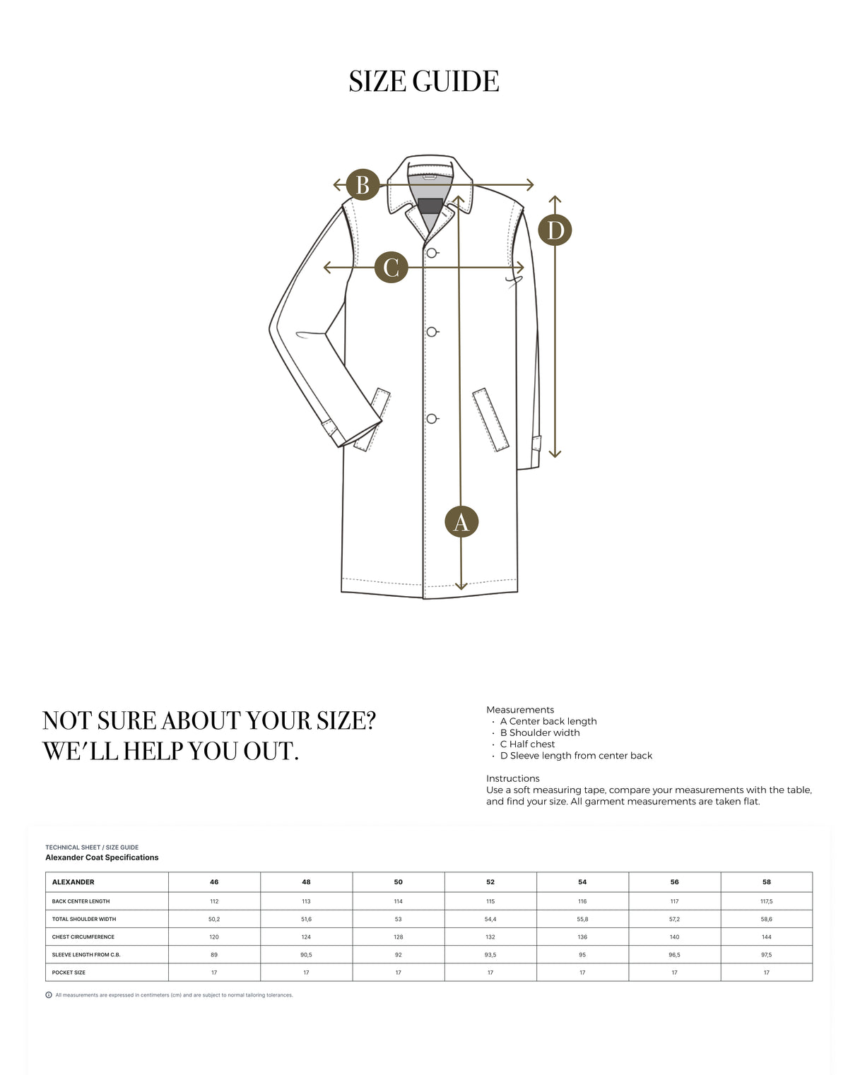 View Size Guide